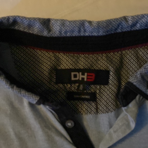Denver Hayes DH3 XL Blue Golf Polo - Picture 2 of 3